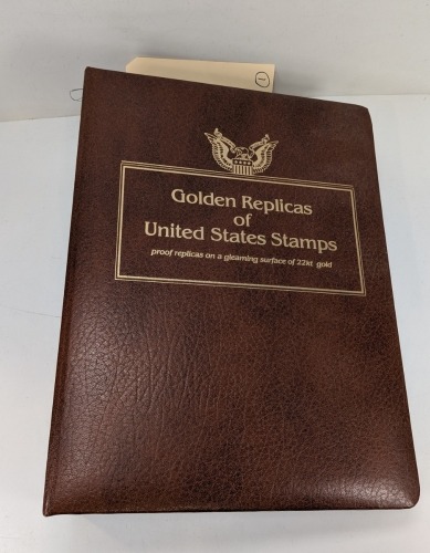 Golden Replicas of United States Stamps