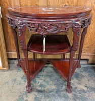 Chinese Style Carved Inlay Console Table