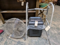 Fan, Walker, & Paper Shredder