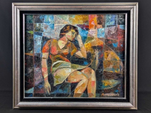 Samvel Sevada, "Where are You...?", Oil on Canvas