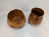 (2) Wooden Bowls - 3