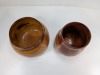 (2) Wooden Bowls - 5