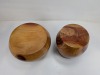 (2) Wooden Bowls - 6