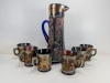 Carnival Pitcher & (6) Mugs/Glasses