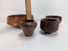 (4) Wooden Bowls - 2