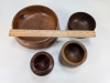 (4) Wooden Bowls - 4