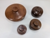 (4) Wooden Bowls - 5