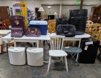 Rolling Organizer, Luggage, Table, & More