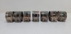 (7) Llama Sterling Silver Napkin Rings