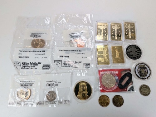 U.S. Coins, Commemorative Coins, & Gold-Plate Ingots