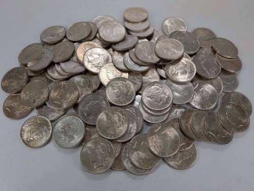 (110) U.S. 1923 Silver Peace Dollars