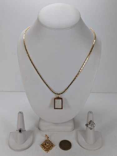 Fashion Jewelry & (1) Coin