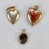 (3) 14K Yellow Gold Pendants/Charms