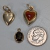 (3) 14K Yellow Gold Pendants/Charms - 10