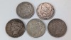 (2) Mogan & (3) Peace Silver Dollars