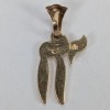 14K Yellow Gold "Chai" Pendant - 3