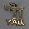 14K Yellow Gold "Chai Yall" Pendant