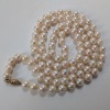 Pearl Necklace w/ 14K Yellow Gold Clasp - 5