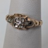 14K Yellow Gold Diamond Ring