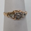 14K Yellow Gold Diamond Ring - 2