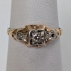 14K Yellow Gold Diamond Ring - 3