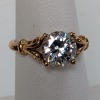 14K Yellow Gold CZ Stone - 2