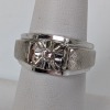 14K White Gold Diamond Ring - 2