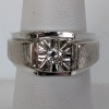14K White Gold Diamond Ring - 3