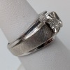 14K White Gold Diamond Ring - 5