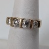 14K Yellow Gold Ring w/ Clear Stone - 2