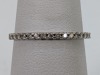 14K White Gold Ring w/ Clear Stones - 3