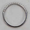 14K White Gold Ring w/ Clear Stones - 4