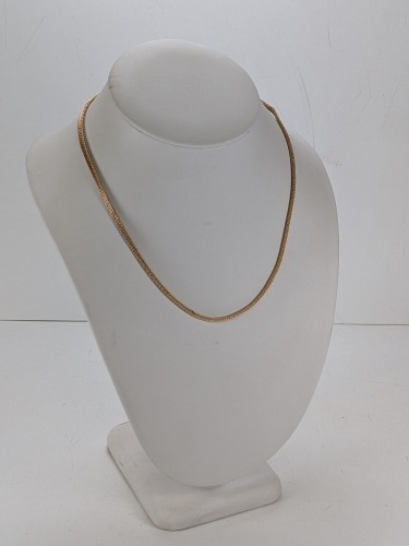 14K Yellow Gold Flexible Mesh Weave Chain