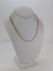 14K Yellow Gold Flexible Mesh Weave Chain