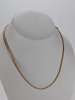 14K Yellow Gold Flexible Mesh Weave Chain - 2