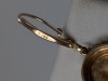 14K Yellow Gold Earrings w/ Yellow Stone - 4