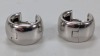 14K White Gold Hoop Earrings