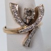 10K Yellow Gold Semi-Mount w/ Diamonds - 3