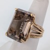 14K Yellow Gold Quartz Ring - 2