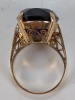 14K Yellow Gold Amethyst Ring - 4
