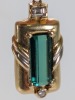 18K Yellow Gold Pendant w/ Purple, Green, & Diamond Stones - 4