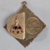 14K Yellow Gold "Happy Anniversary" Pendant