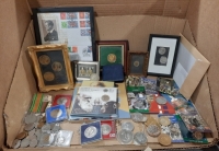 Assorted World Commemorative Coins & More