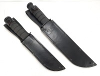 (2) KA-BAR Knives w/ Sheath