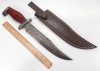 (3) Tungsten Steel Knives w/ Sheaths - 9