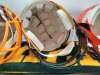 (3) Decorative Football Helmets & (1) Blanket - 4
