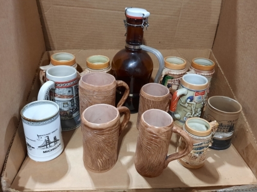 Assorted Steins