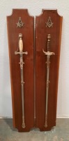 (2) Decoative Hanging Swords