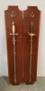 (2) Decoative Hanging Swords