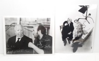 (2) Hitchcock Photoes (Signed)